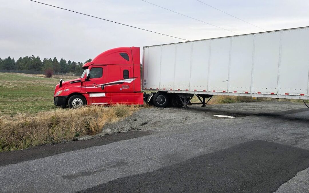 Semi-Truck Towing in Spokane: Getting a Truck Unstuck Near Fairchild Air Force Base