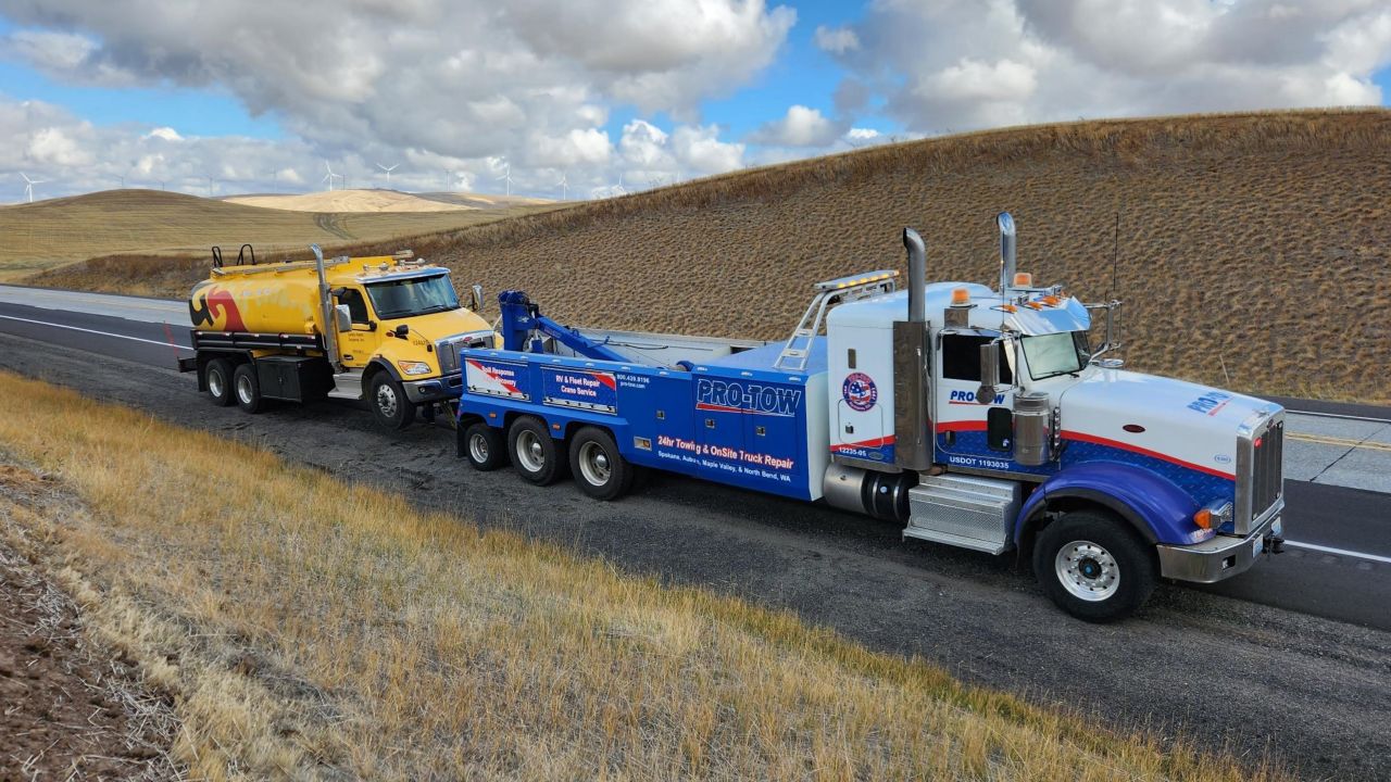 Towing in Washington State Towing for semi-trucks in Washington State