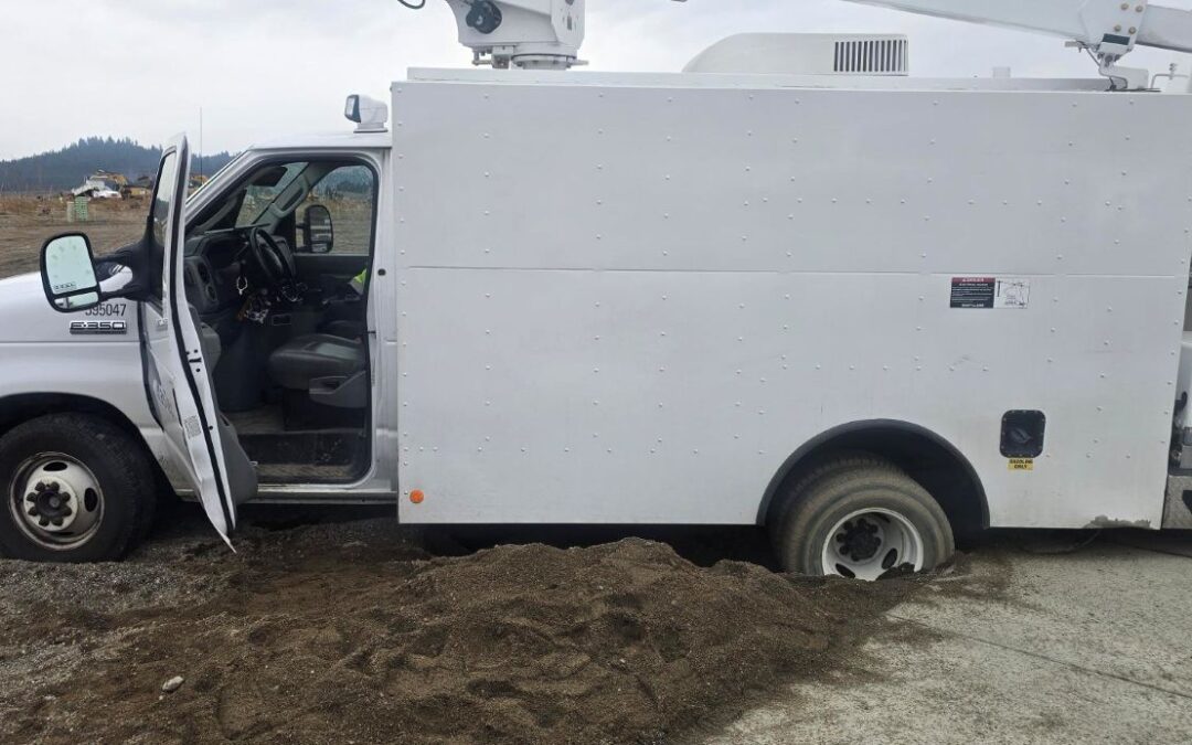 Quick Towing Service in Spokane for a Stuck Ford Truck