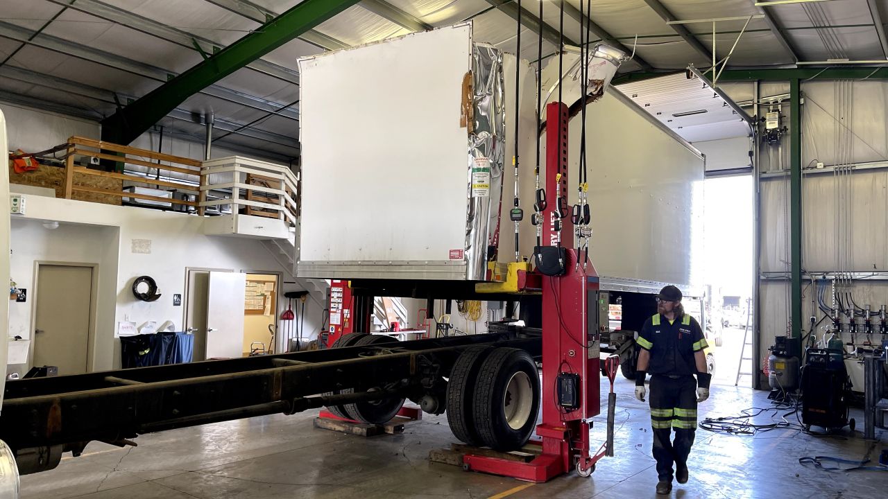 Trailer Repair Before