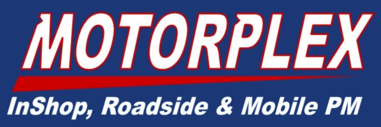 Motorplex - white slogan blue background Motorplex by FleetEasy