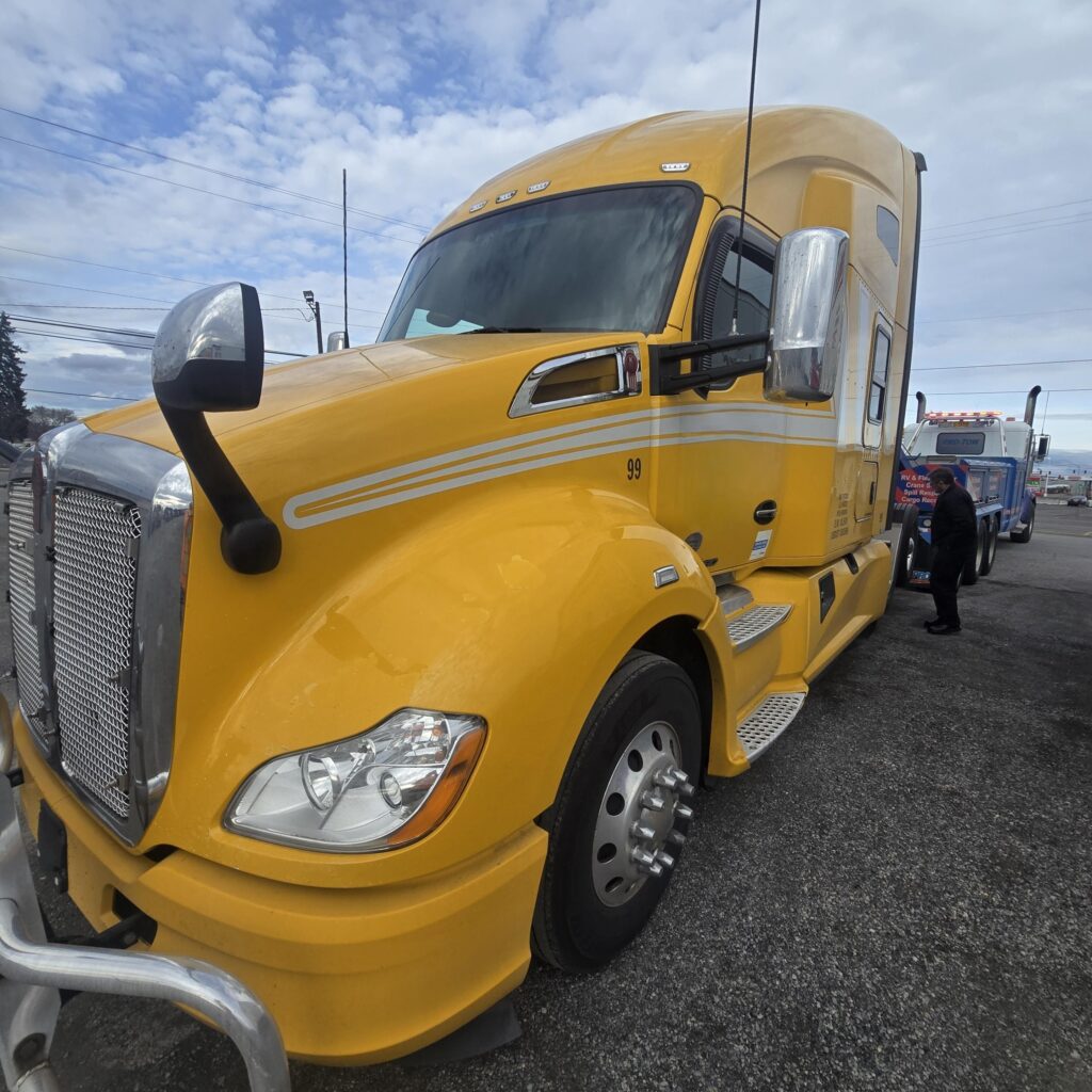 Semi-truck towing in Idaho